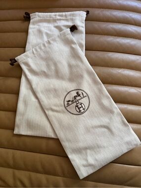 Hermes shoe Dustbags (set of 2)